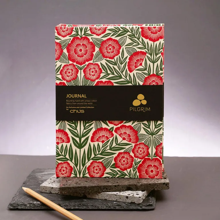 Sổ Tay Bìa Vải Handmade Phiên Bản Giới Hạn, CHUS x Pilgrim Notebook, Quà Tặng Đẳng Cấp Cho Những Ai Giàu Kiến Thức - Kinh Nghiệm - Trải Nghiệm