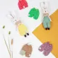 lily rabbit, cute bunny, adorable stuffed animal, handmade crochet doll, exquisite handmade gift for kids