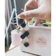 hoa tai đất sét “ying yang dangle”, phong cách boho, chi tiết hình thoi, màu sắc cổ điển, tôn lên vẻ đẹp thanh thoát