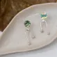 full moon earrings, premium jewelry, resembling the full moon night, made of abalone shell and 925 silver, symbolizing fulfillment
