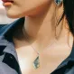vòng cổ & bông tai triangle, nét đẹp kết hợp giữa truyền thống và hiện đại, hình dáng độc đáo, quà tặng cho cô nàng cá tính