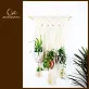 macrame 3 plant holders, creative design, quality and durable, versatile and convenient, creating a green space