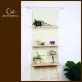 kệ treo tường macrame ba tầng, khung gỗ thông bền bỉ, thiết kế tinh tế, sắp xếp vật dụng gọn gàng, tiết kiệm không gian, trang trí nhà cửa