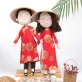 groom and bride art doll in ao dai, intricate design, compact size and easy storage, meaningful and unique gift