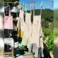 tạp dề thêu thủ công, chất liệu lien và vải xô, đa dạng mẫu mã, thiết kế dễ thương, sản phẩm hoàn toàn từ thủ công