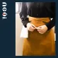 simple waist apron, youthful and dynamic design, with pockets and adjustable straps, wrinkle-resistant material, protects clothes from dirt