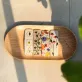 triangular hair clips, cute handmade hair clip, hand-embroidered pattern, vintage style, perfect gift for friends who love handmade items