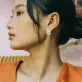hexagon necklace & earrings, hexagonal design, natural colors, simple yet impressive style, matches with any outfit