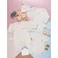 organic baby gift set, body chips, baby hats & silk face towels, soft fabric, untreated with chemicals, excellent gift for newborns