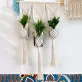 macrame plant hanger, 3 pots, smart design, space-saving, decor for green spaces, handmade product, sustainable production