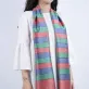 khăn lụa ba màu, phụ kiện thời trang màu sắc độc đáo, khăn lụa thời thượng với màu sắc nổi bật, chất lụa tự nhiên dệt nhuộm thủ công, thủ công, hoa tiến brocade, chus