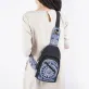 brocade & linen crossbody backpack, h'mong batik tcbls026, high durability, unique design, youthful and playful style
