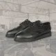 black derby brogue leather shoes, cowhide brogue derby shoes, premium men's formal shoes, imported leather shoes