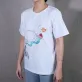 night' hand-embroidery t-shirt, cotton t-shirt, gift for mom, patterned embroidered t-shirt, short-sleeved embroidered t-shirt