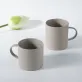 grey ceramic cup, strong grey color, simple yet elegant design, high heat resistance, easy to clean, made of bat trang ceramic from vietnam