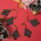 dây trang trí cây thông noel, phụ kiện trang trí xinh xắn, thiết kế đáng yêu, chủ đề noel, quà tặng thủ công