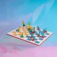 lumina chess, helio version - maztermind, colorful chess set, premium chess set, 2-player game, strategic game
