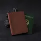 vachetta passport cover, stylish italian leather, protects passport from wear and tear, essential accessory for travel