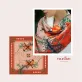 khăn lụa chim mùa xuân, khăn lụa mềm, khăn lụa màu cam đất, khăn choàng cổ, khăn lụa buộc tóc, khăn lụa hàng thiết kế