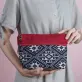 ví cầm tay hai tầng thổ cẩm, hoạ tiết thổ cẩm đặc trưng của người thái, đựng vật dụng cá nhân, chất liện bền đẹp, quà lưu niệm