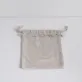 light gray “ô cửa” linen bag, woven linen fabric with light scratches, wabi sabi style, entirely handcrafted product