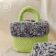 túi nhung fancy, phối màu sành điệu, thân túi bằng nhung mềm, phối lông chồn sang trọng, thiết kế độc quyền