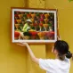 “incense village” photograph, high-quality material, sharp printed image, artistic life, decorative photo print