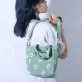túi vải đeo chéo hoa cúc, gam màu nhẹ nhàng, thiết kế nhỏ gọn, có ngăn phụ để đồ, phụ kiện dạo phố xinh xắn