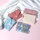 mini letter fabric wallet, raw cotton fabric, compact and elegant, eye-catching patterns, various designs, affordable price