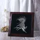 rufous-crested hummingbird, silver home decor, exquisite technique, delicate lines, high premium quality, elegant gift