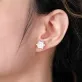 hoa tai bạc nụ hoa sen, bạc 925 cao cấp, hình ảnh biểu tượng việt nam, tay nghề điêu luyện, phong cách nữ tính