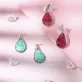 tear drop marble clay earrings, diverse and vibrant colors, adding delicate touch to outfits, lightweight and comfortable to wear