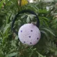 button hair tie, random color, various patterns, durable material, unique large round button design, handmade items