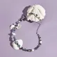 vòng cổ stardust, chất liệu ngọc trai nước ngọt và đá tự nhiên, màu sắc huyền bí, điểm nhấn trang phục hằng ngày