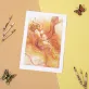 floating, art print on art paper, vivid colors, high artistic value, high-quality product, non-fading colors