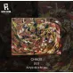 chaos hand drawn abstract painting, subtle color palette, depiction of the complexity of love, meaningful abstract artwork