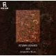 atumn leaves, tranh nghệ thuật trừu tượng vẽ tay, tông màu ấm, họa tiết lá cây, phù hợp để trang trí không gian sống