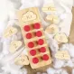 cloud shaped wooden numbers set, intellectual toy, stimulates thinking, unique toy set, smart wooden toy