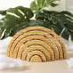 moon shaped wooden balancing toy, toy for kids, wooden puzzle set, stimulates imagination, supports logical development