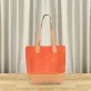 hemp cork bag with brocade patterns, vietnamese handmade bag, simple and youthful design, environmentally friendly