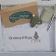 name embroidered herbal eye pillow, linen eye compress pillow, hot and cold eye compress, sleep-inducing eye compress