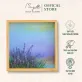 Lavender Field Handmade Paper Flower Painting - MAYPAPERFLOWER