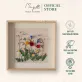 Flower Garden 1 Handmade Paper Flower Painting, Maypaperflower - Chus