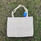 h’mong raw hemp fabric tote bag, minimalist design, easy to match with outfits, spacious and wide form, fits a lot of items
