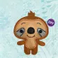 sloth sleepy joe, diy 5+ sewing kit toy, comprehensive development, child-safe, meaningful gift for children