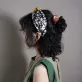 băng đô linen họa tiết hoa, hoàn toàn thủ công, phụ kiện tóc xinh xắn và nữ tính, chất liệu vải lanh mềm nhẹ