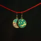 "Cầm" Metal Earrings With Hand-Drawn Leather, Beauty of Serenity, Four Arts Collection, Classical Art Earrings, Unique Accessories, Unique Gifts