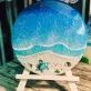 Tranh Biển Epoxy Resin Để Bàn, Góc Nhỏ Của Biển Xanh, Tranh Epoxy Resin, Tranh Để Bàn, Vỏ Ốc Và Cát Biển Thật, Đồ Trang Trí, Quà Tặng Độc Đáo.