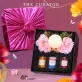 "Dreamland" Gift Box, Romantic Choice For Sophisticated Women, Luxury Scented Candle, Moon Lamp, Elegant Silk Case Box, Gift Set, Gift For Women,