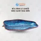 Đĩa Lá Chuối Men Xanh Hỏa Biến, 29 x 14cm, Gốm Sứ Bát Tràng Cao Cấp, Đĩa Gốm Thiết Kế Độc Đáo, Đĩa Gốm Men Hỏa Biến, Đồ Dùng Nhà Bếp Sang Trọng